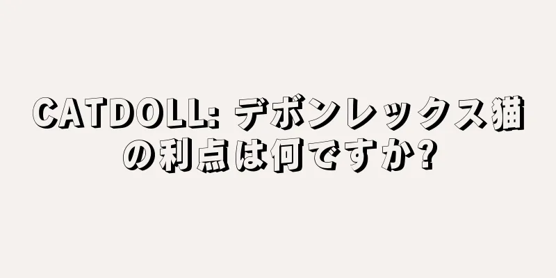 CATDOLL: デボンレックス猫の利点は何ですか?