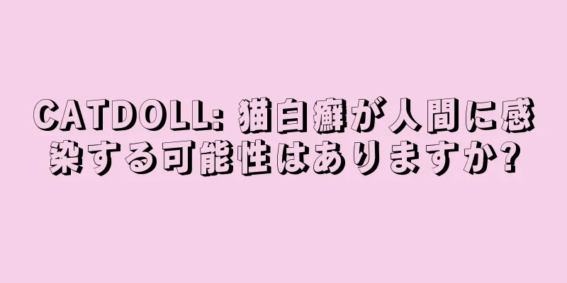 CATDOLL: 猫白癬が人間に感染する可能性はありますか?