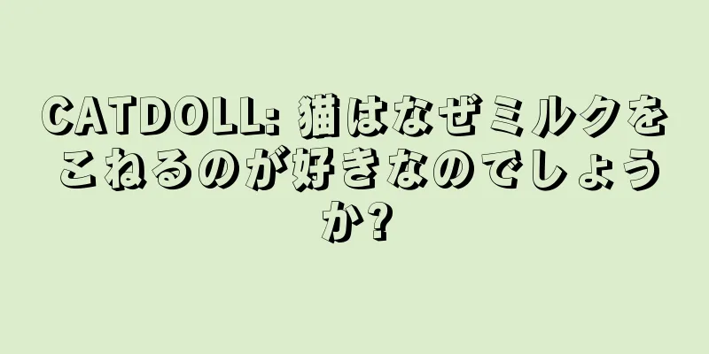 CATDOLL: 猫はなぜミルクをこねるのが好きなのでしょうか?