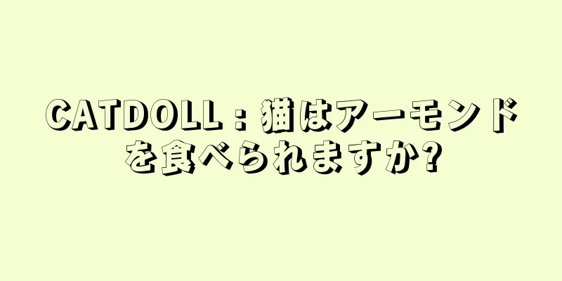 CATDOLL : 猫はアーモンドを食べられますか?