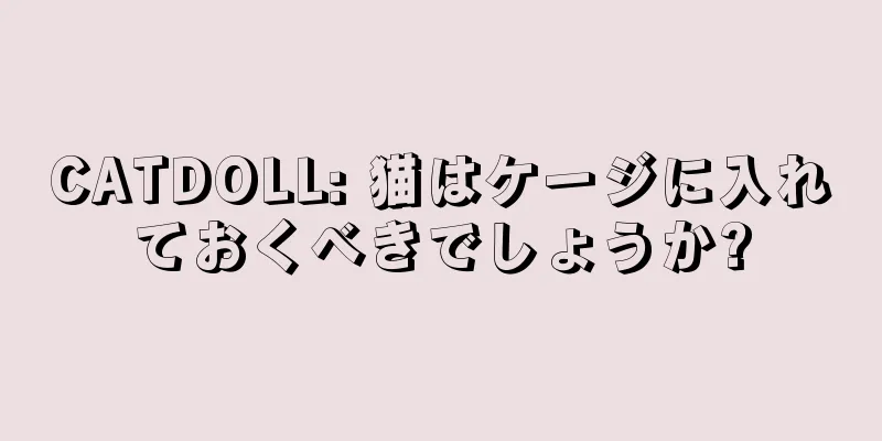 CATDOLL: 猫はケージに入れておくべきでしょうか?