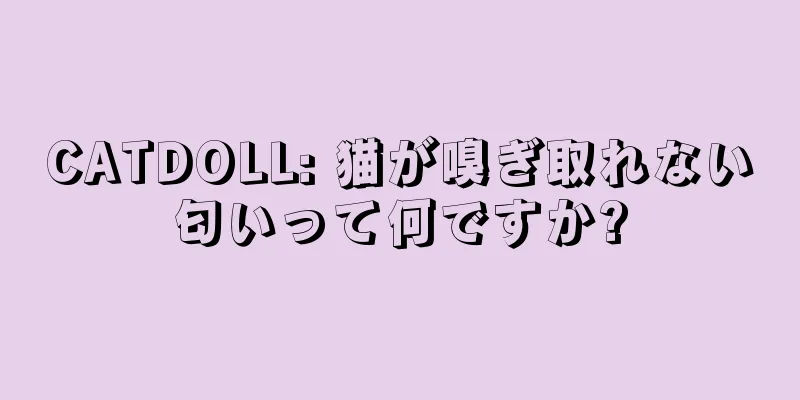 CATDOLL: 猫が嗅ぎ取れない匂いって何ですか?