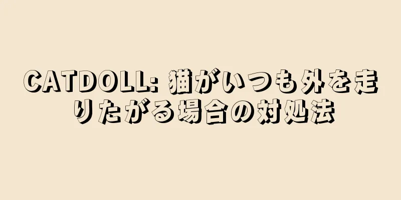 CATDOLL: 猫がいつも外を走りたがる場合の対処法