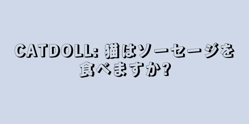 CATDOLL: 猫はソーセージを食べますか?