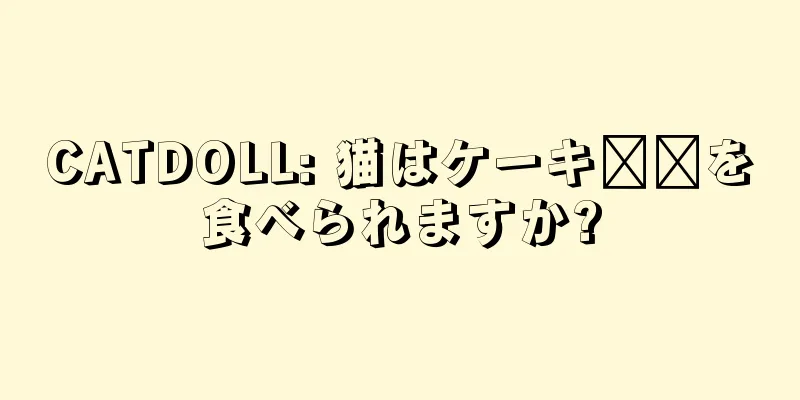 CATDOLL: 猫はケーキ​​を食べられますか?