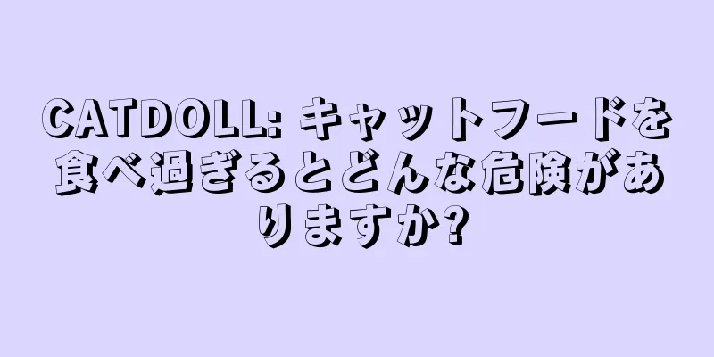 CATDOLL: キャットフードを食べ過ぎるとどんな危険がありますか?