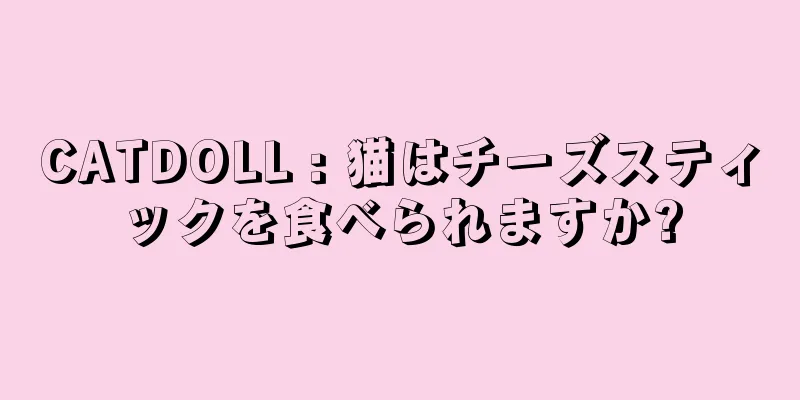 CATDOLL : 猫はチーズスティックを食べられますか?