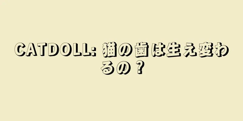 CATDOLL: 猫の歯は生え変わるの？