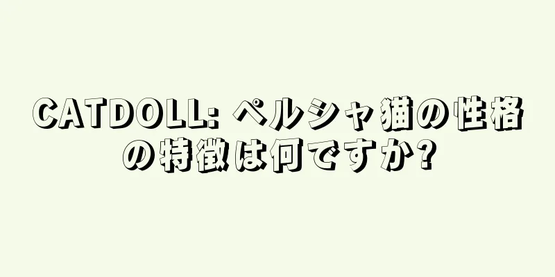 CATDOLL: ペルシャ猫の性格の特徴は何ですか?