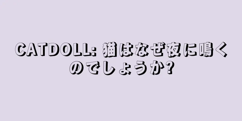 CATDOLL: 猫はなぜ夜に鳴くのでしょうか?