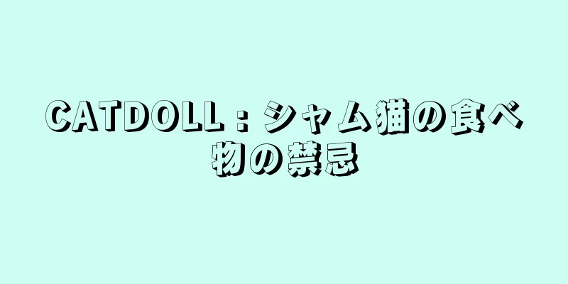CATDOLL : シャム猫の食べ物の禁忌