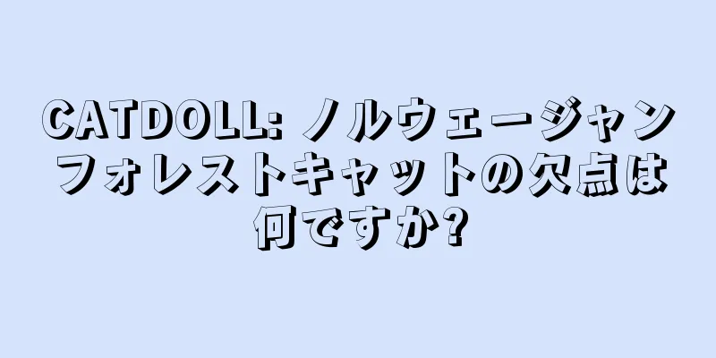 CATDOLL: ノルウェージャンフォレストキャットの欠点は何ですか?