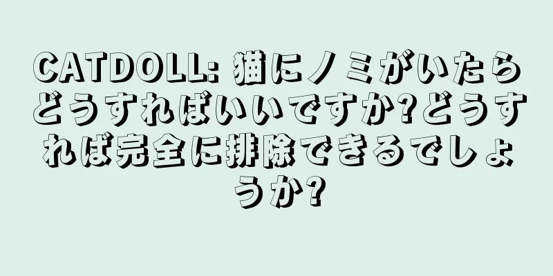 CATDOLL: 猫にノミがいたらどうすればいいですか?どうすれば完全に排除できるでしょうか?