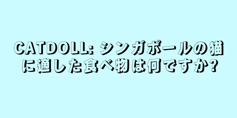 CATDOLL: シンガポールの猫に適した食べ物は何ですか?