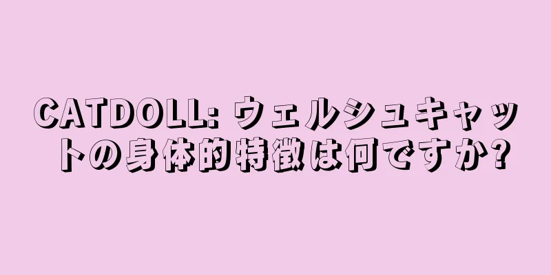 CATDOLL: ウェルシュキャットの身体的特徴は何ですか?