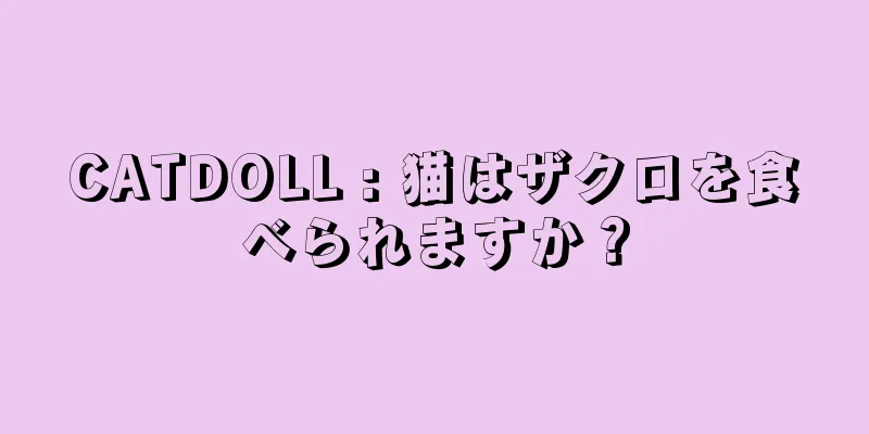 CATDOLL : 猫はザクロを食べられますか？