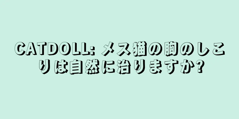 CATDOLL: メス猫の胸のしこりは自然に治りますか?