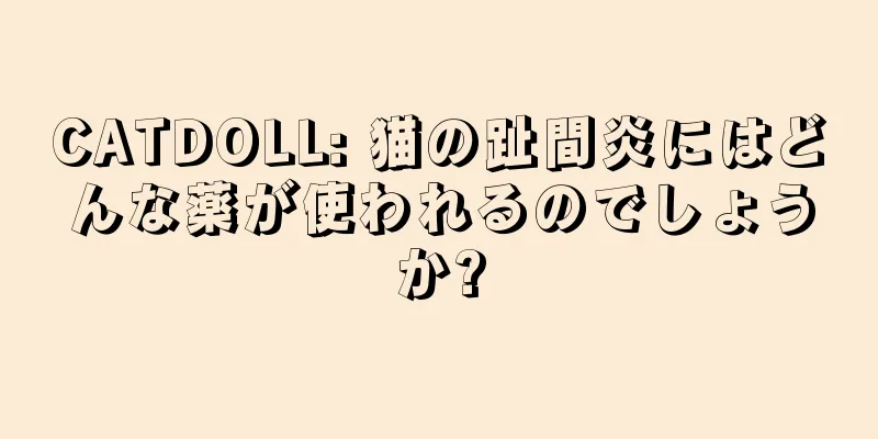CATDOLL: 猫の趾間炎にはどんな薬が使われるのでしょうか?