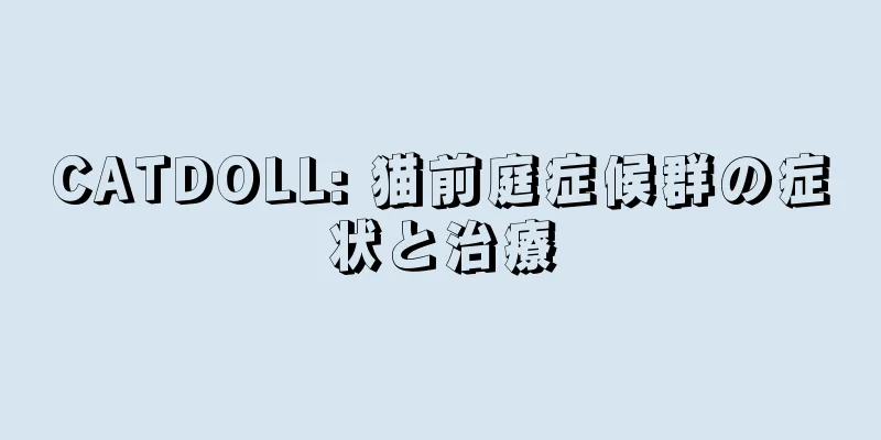 CATDOLL: 猫前庭症候群の症状と治療