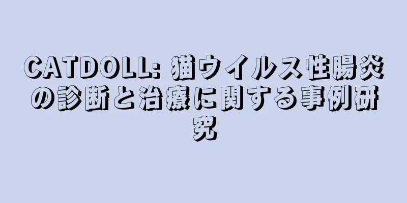 CATDOLL: 猫ウイルス性腸炎の診断と治療に関する事例研究