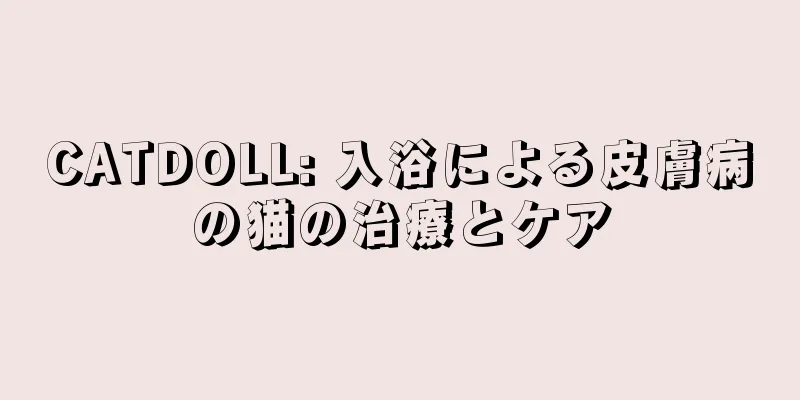 CATDOLL: 入浴による皮膚病の猫の治療とケア