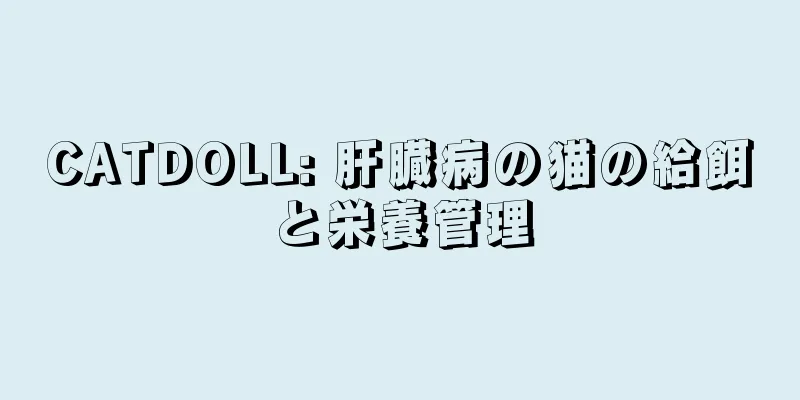 CATDOLL: 肝臓病の猫の給餌と栄養管理