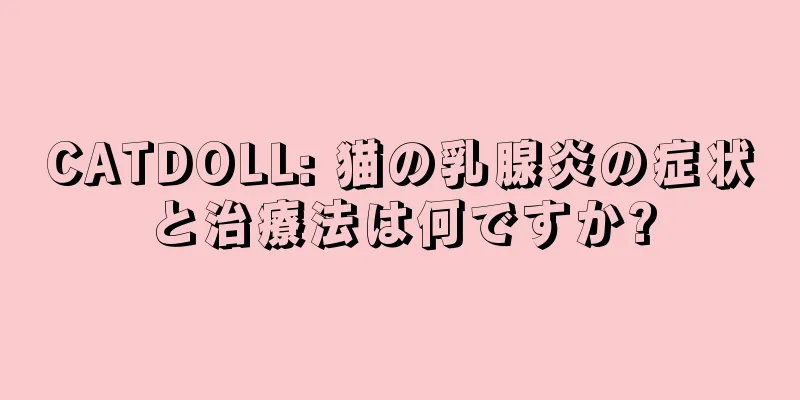 CATDOLL: 猫の乳腺炎の症状と治療法は何ですか?