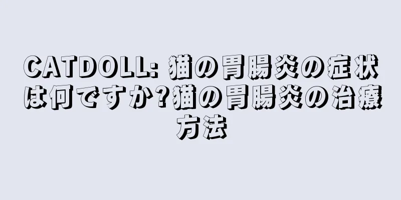 CATDOLL: 猫の胃腸炎の症状は何ですか?猫の胃腸炎の治療方法
