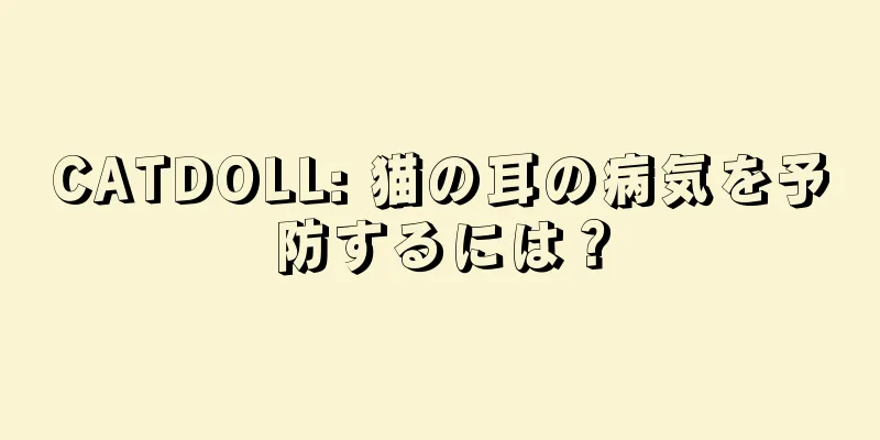 CATDOLL: 猫の耳の病気を予防するには？